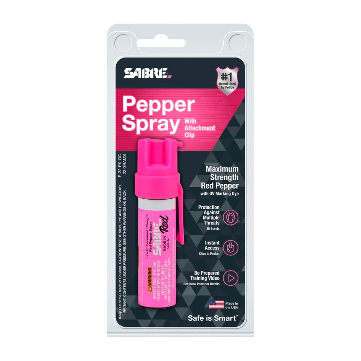Gas Pimienta Paralizante Sabre Red 22gr Defensa Personal