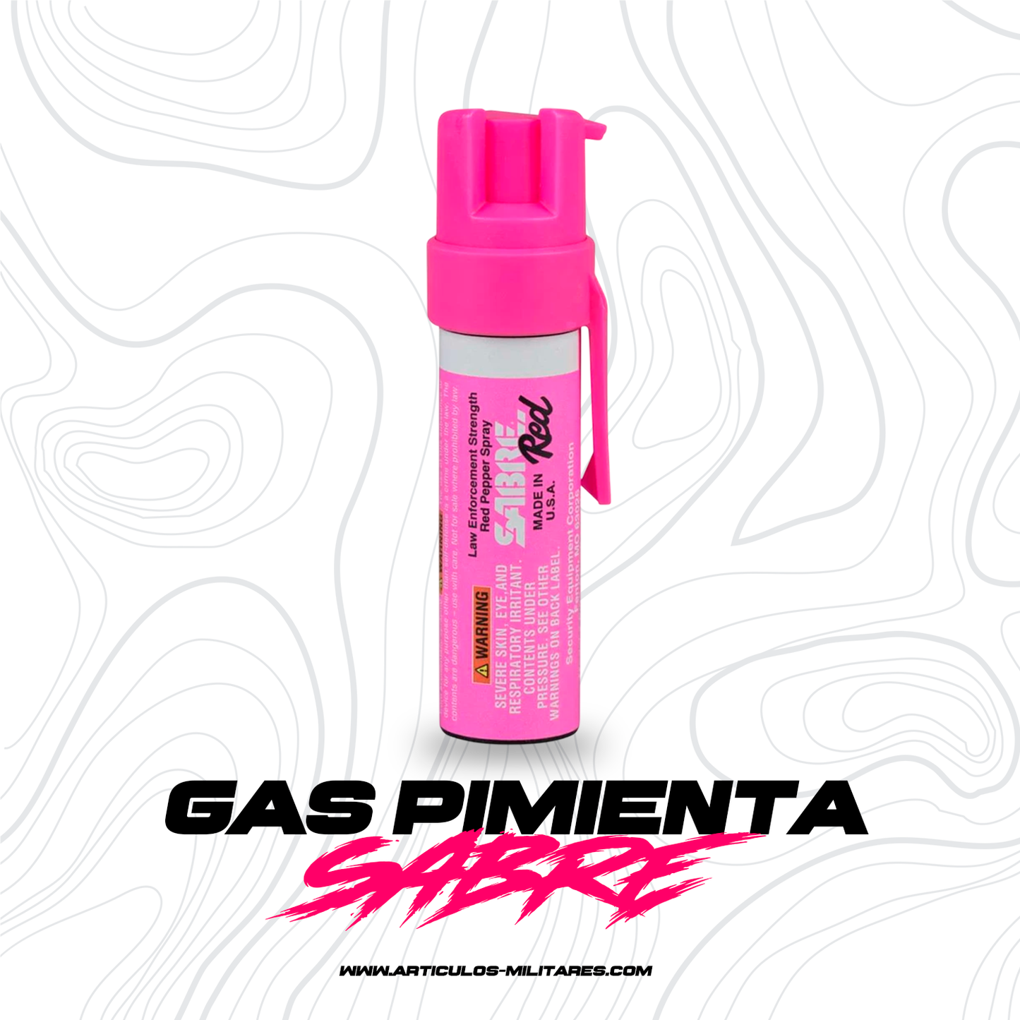 Gas Pimienta Paralizante Sabre Red 22gr Defensa Personal