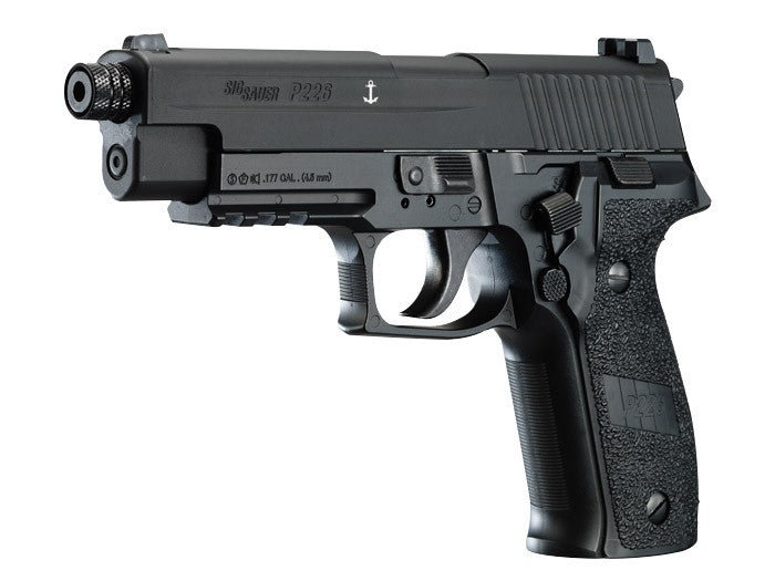 Kit Pistola Sig Sauer 226 black 480fps Full Metal 4.5m Diabolos 480 fps