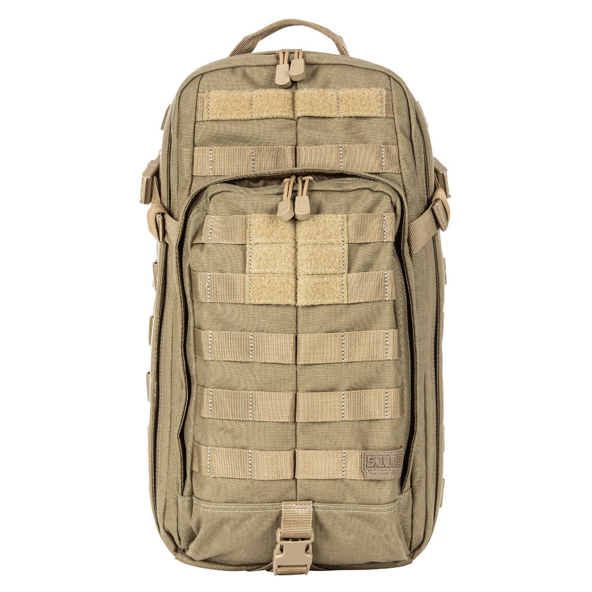 a large backpack with multiple compartments and straps