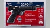 Pistola Crosman 2240 CO2 de Diabolos Calibre .22 (5.5mm) en empaque