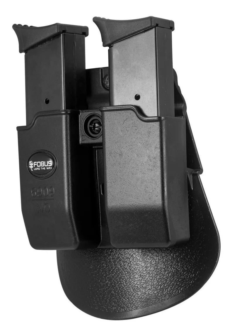 Porta cargador Beretta CZ P07 S&W M&P, Walther PPQ doble para cargadores de 9 mm Fobus