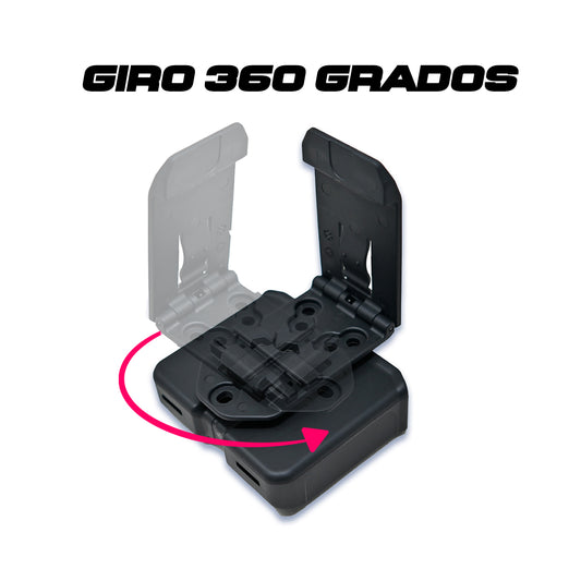 Porta Cargador Doble Universal 9mm Polimero Ligero