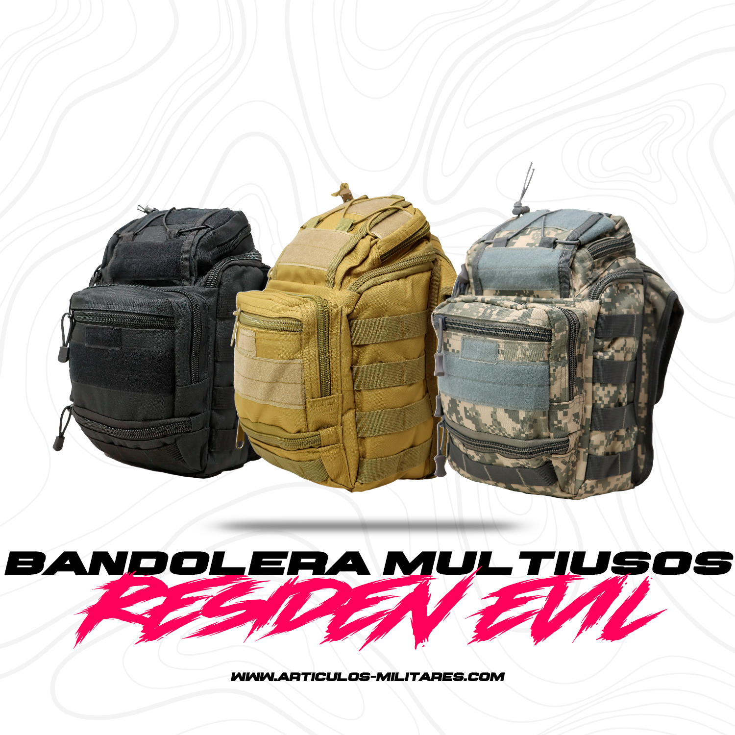 Mochila Tactica Pechera Militar Multiusos Resistente