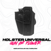 Funda Holster Universal Polímero 9mm Gun & Flower