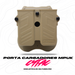 Porta Cargador Doble Universal Cytac De Polimero Ligero