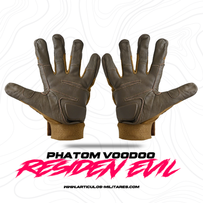 Guantes Tácticos Phantom Voodoo Vinil Piel Coyote