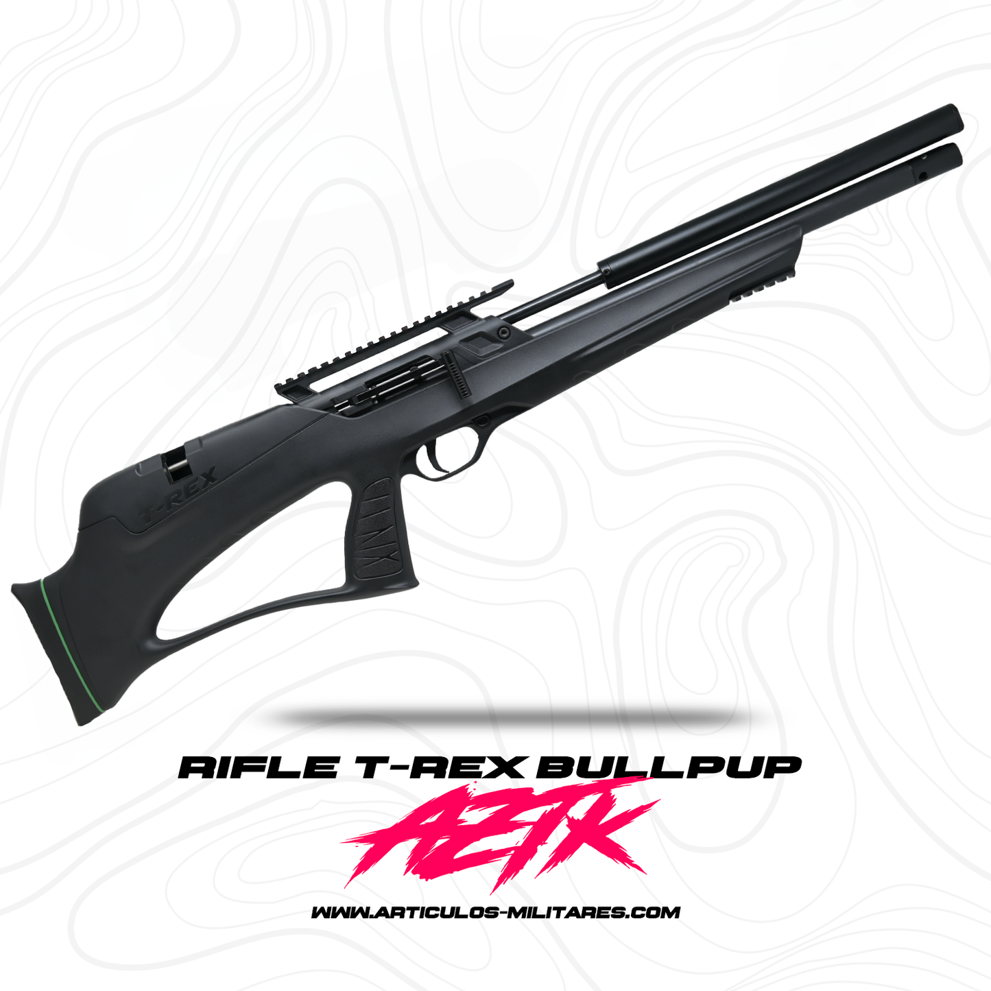 Rifle De Diabolos Aztk T-rex Bullpup Pcp 5.5m 900fps