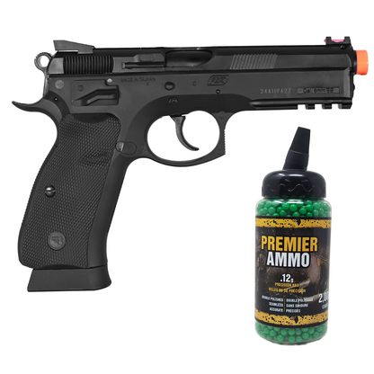 Pistola De Airsoft Asg Sp-01 6mm De Resorte Polimero Ligero