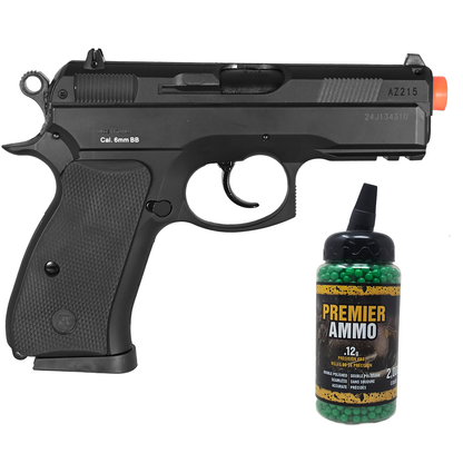 Pistola De Airsoft Asg Cz-75d 6mm De Resorte Polimero Ligero KIT
