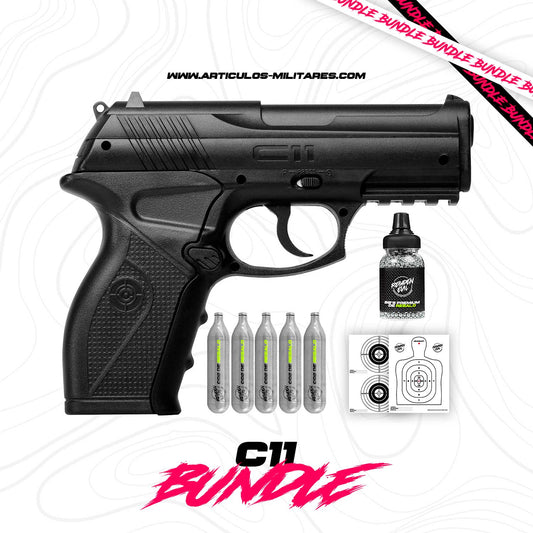 Pistola Co2 Crosman C11 Cal. 4.5mm Kit Completo Crosman