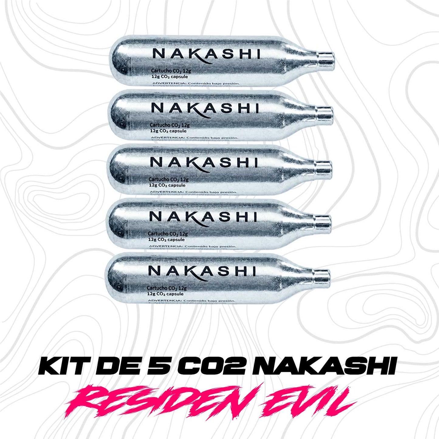 Co2 Nakashi 5 pz 12 g Nakashi