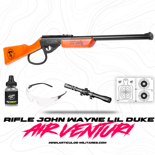 Rifle De Aire John Wayne Lil Duke De Palanca 350 Fps