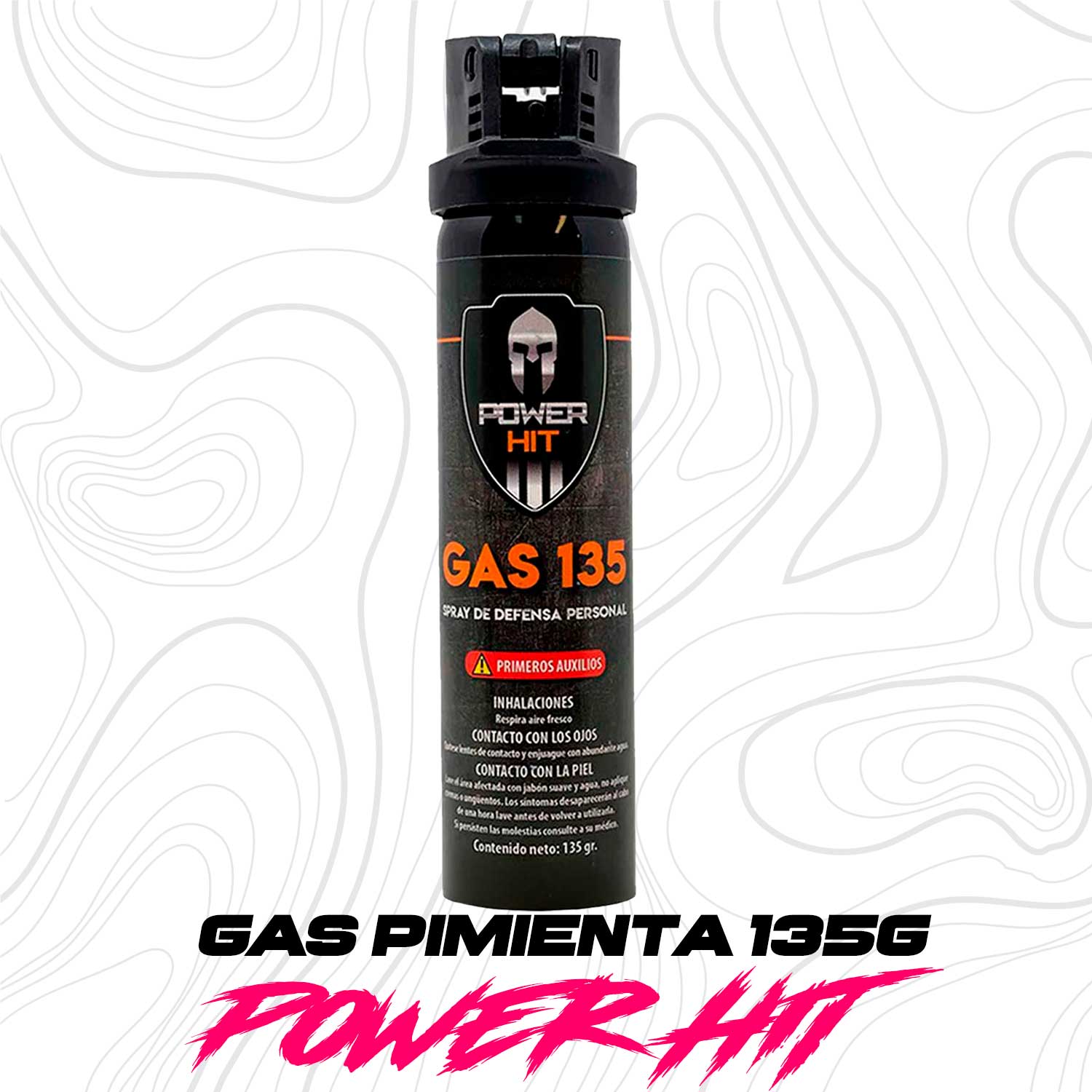 Gas Pimienta Lacrimogeno 135 gr Power Hit Power Hit