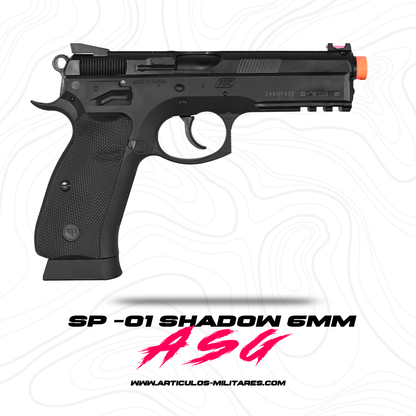 Pistola De Airsoft Asg Sp-01 6mm De Resorte Polimero Ligero