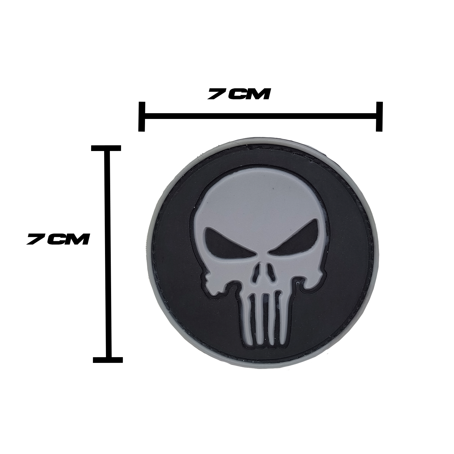 Parches Tacticos  De PVC Punisher