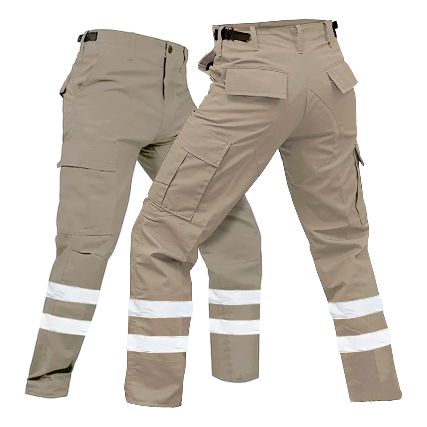 Pantalón Cargo Reflejante Paramedico Caqui
