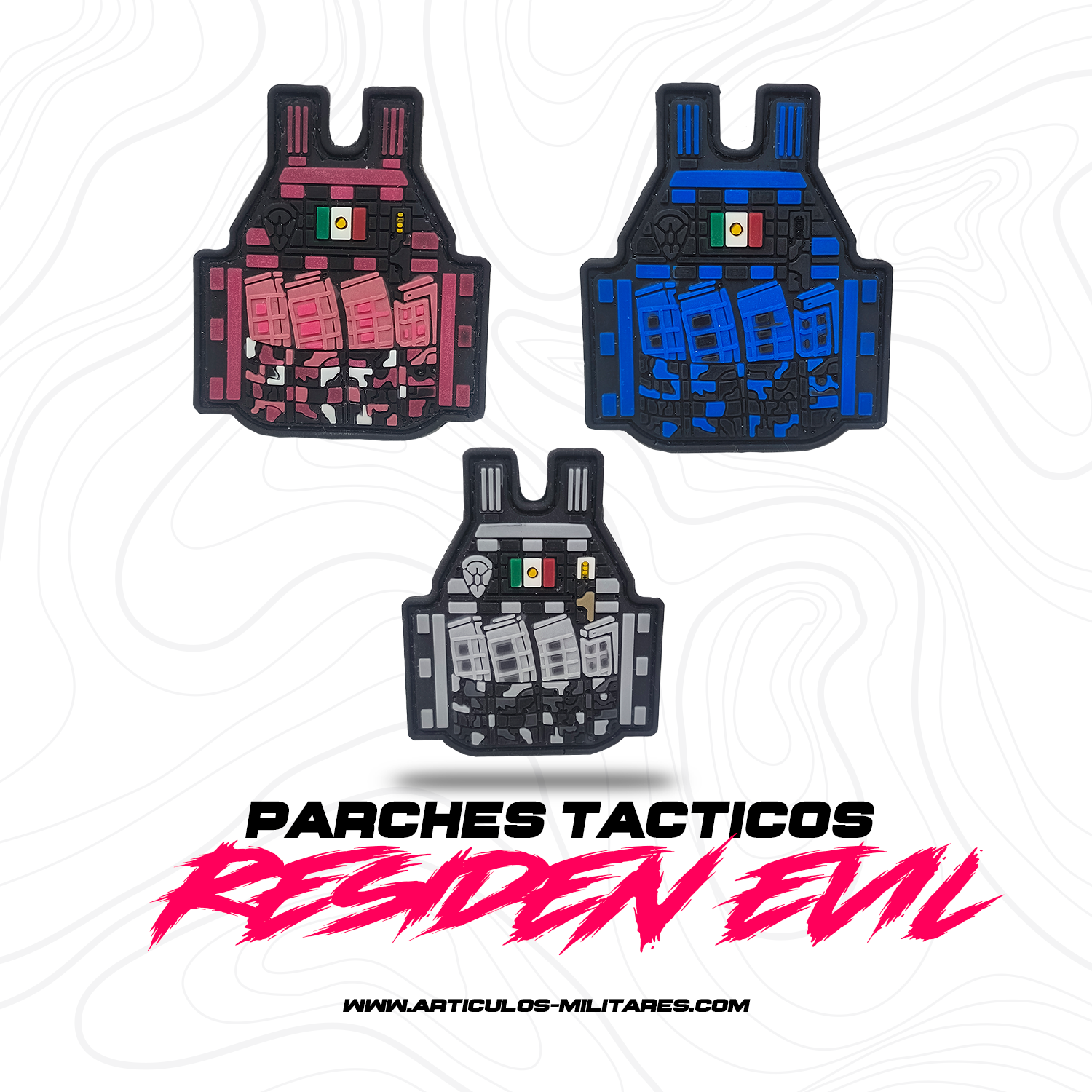 Parches Tacticos De Chaleco De PVC