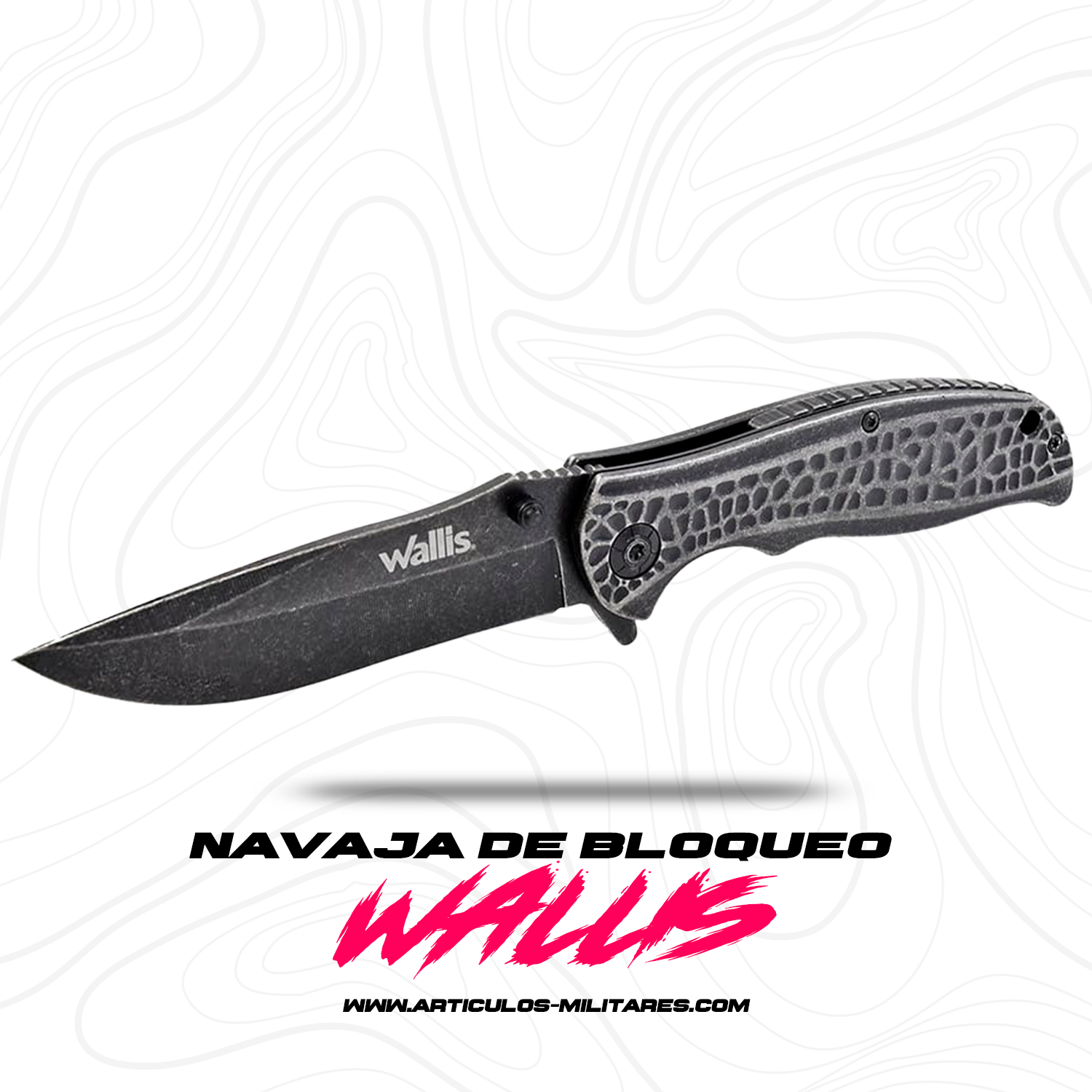 Navaja de bloqueo full metal wallis