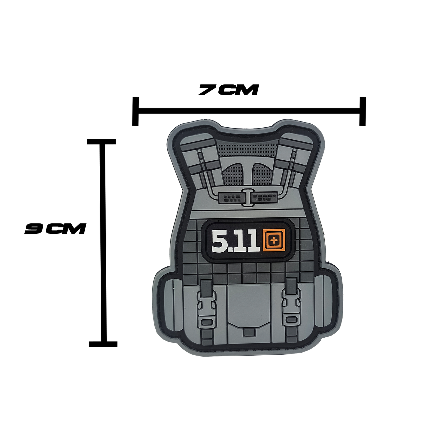 Parches Tacticos Originales 5.11 De Pvc Varios Diseños