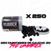 250 Municiones De Goma Calibre .50 Negras T4e Umarex