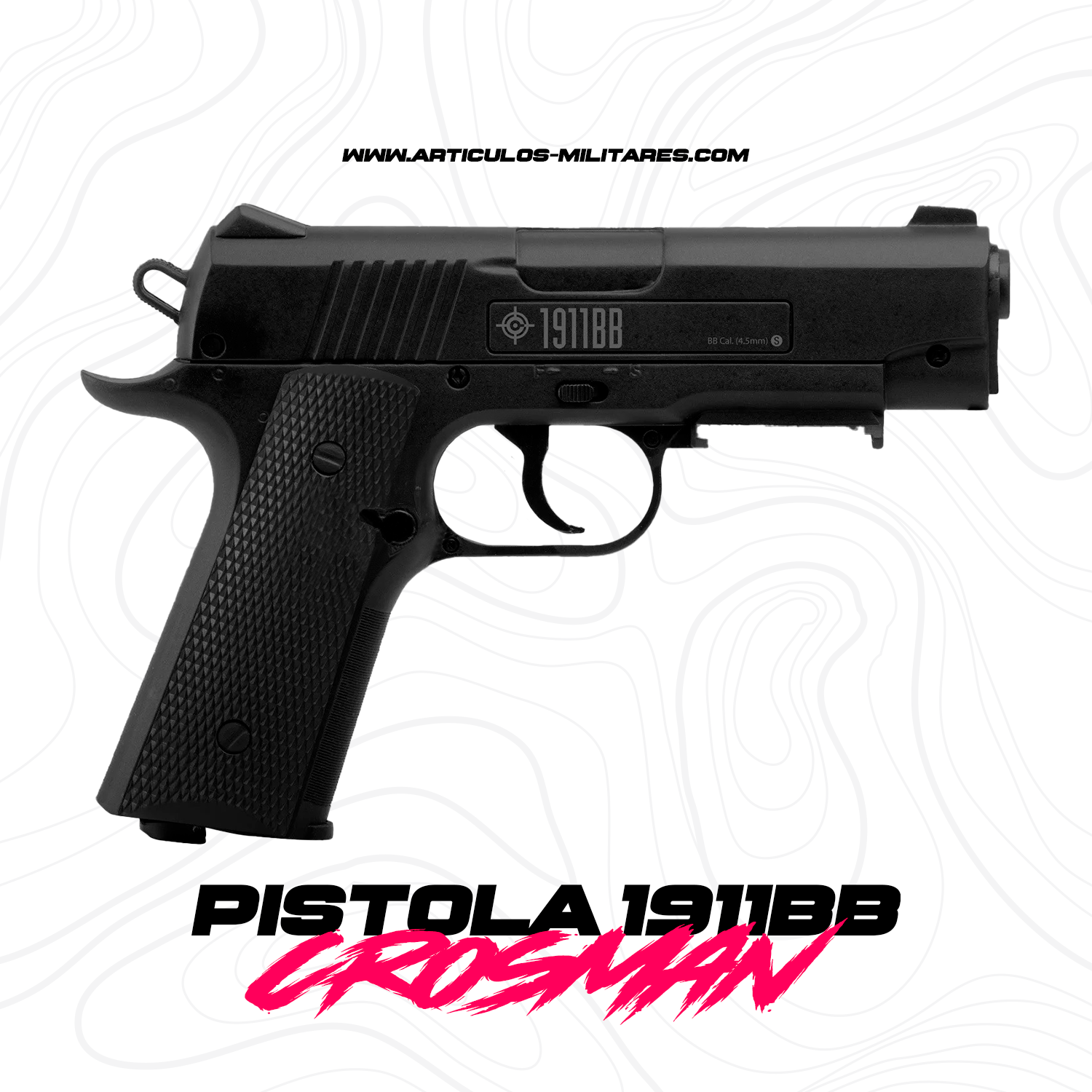 Pistola 1911bb de Co2 CROSMAN