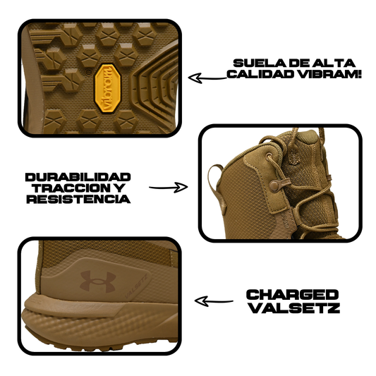 Botas Under Armour Charged Valzetz Coyote (Copia)