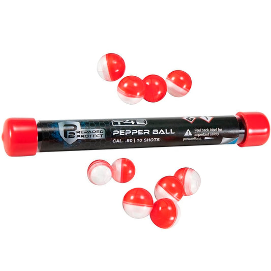 10 Bolas De Pimienta T4e P2p Pepper Ball Para Pistola Hdp50
