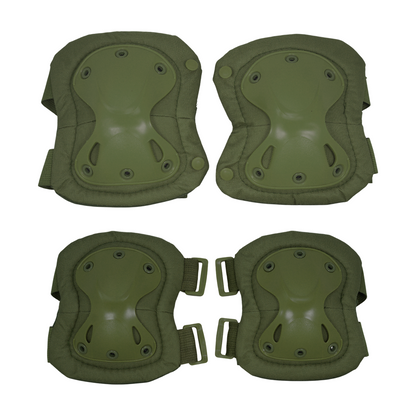 Par de Rodilleras y Coderas Militares ¡6 colores! Residen Evil Militaría