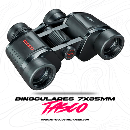 Binoculares Tasco Engomados Lente De 7x35 Mm
