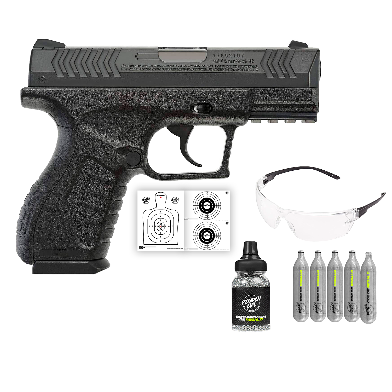 Pistolas De Airsoft Umarex X.b.g 410 Fps Ligera De Polimero