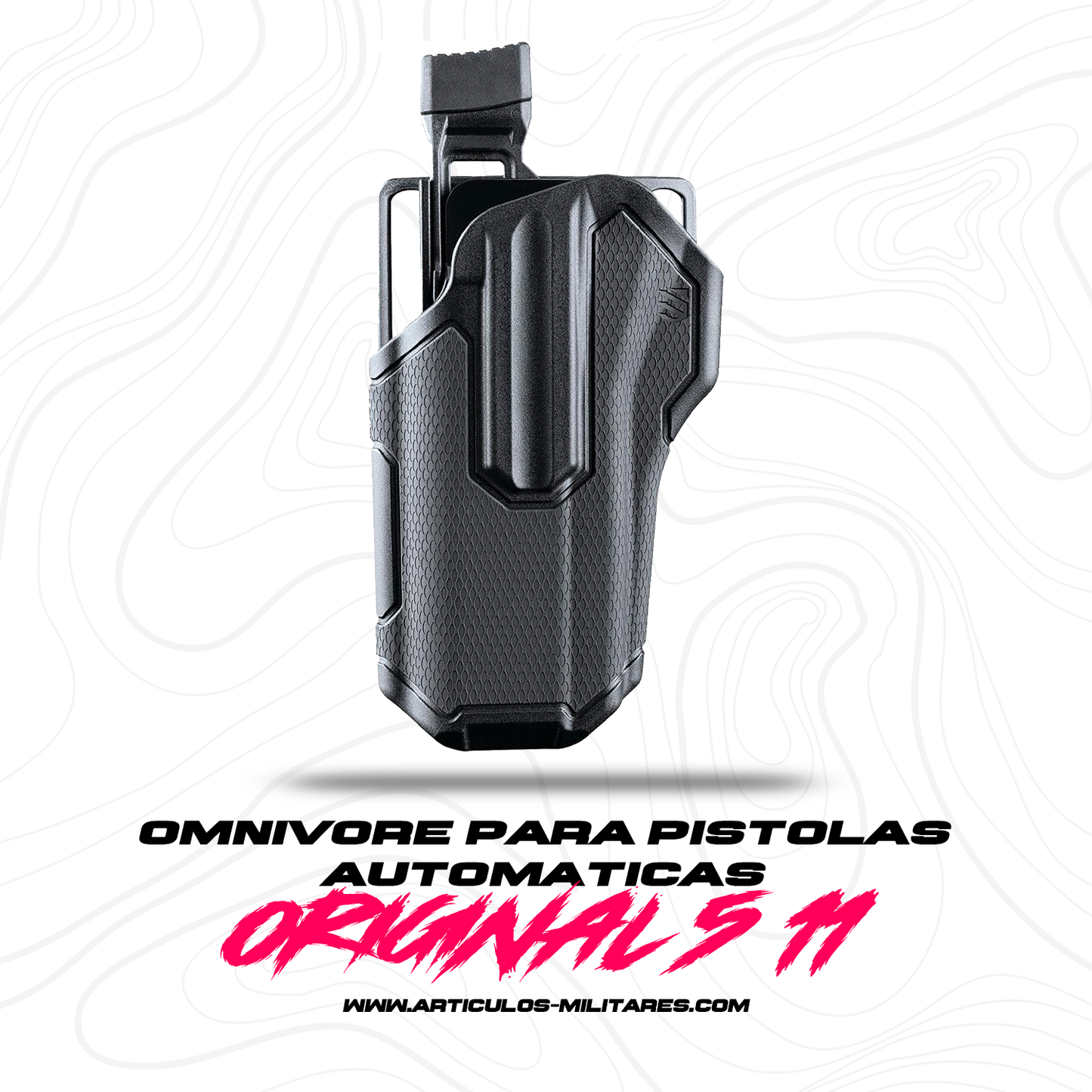 Funda Para Pistola Glock 17 Tlr 1/2 Bk Rh Glock Blackhawk (Copia)