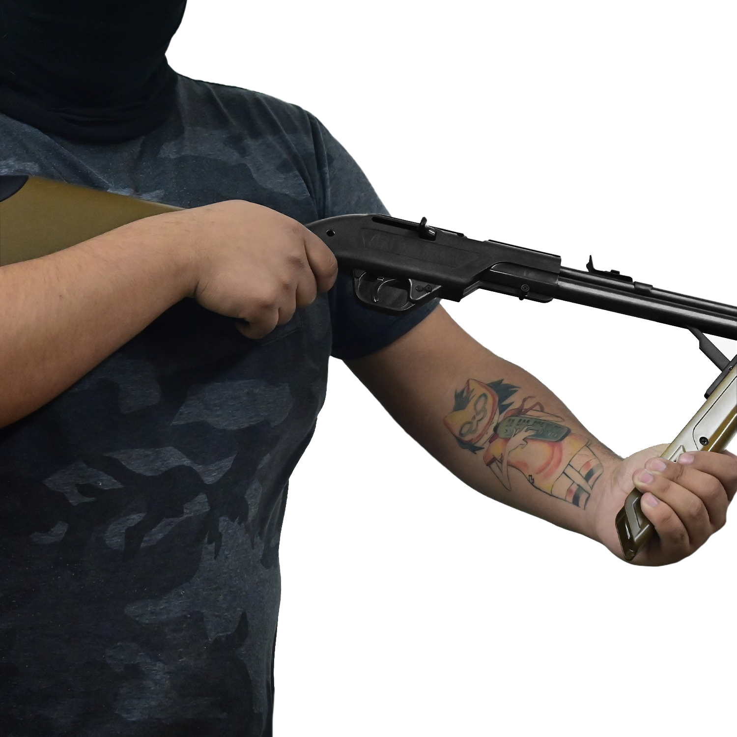 Rifle Bombeo 760 4.5mm Mira telescópica 4x10mm Crosman Pumpmaster