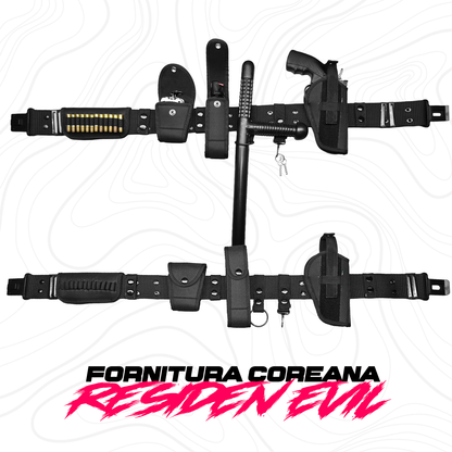 Fajilla Fornitura Coreana 7 Accesorios Hebilla De Metal Residen Evil Militaría