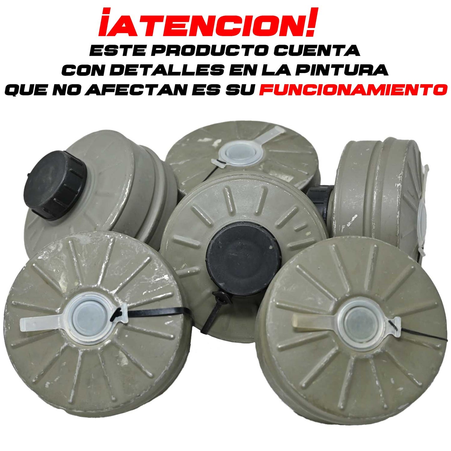 Filtro para Mascara Antigas 40mm Otan Israelí