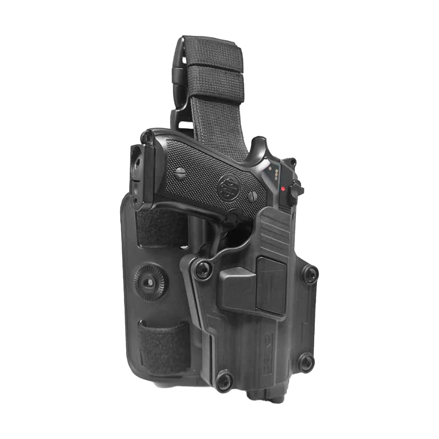 ernera Táctica CYTAC de 3 Puntos con Funda Universal Nivel 2 Imagen en acción que muestra estabilidad, ajuste ergonómico y comodidad durante movimientos tácticos dinámicos.