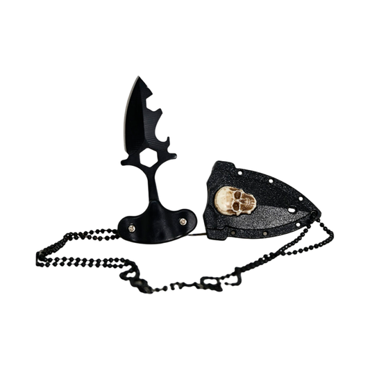 Daga Collar con Diseño de Calavera