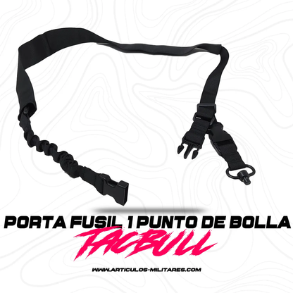 Porta Fusiles Tacticos De Bolla Bungee Tacbull 1 Punto Eslabon Giratorio