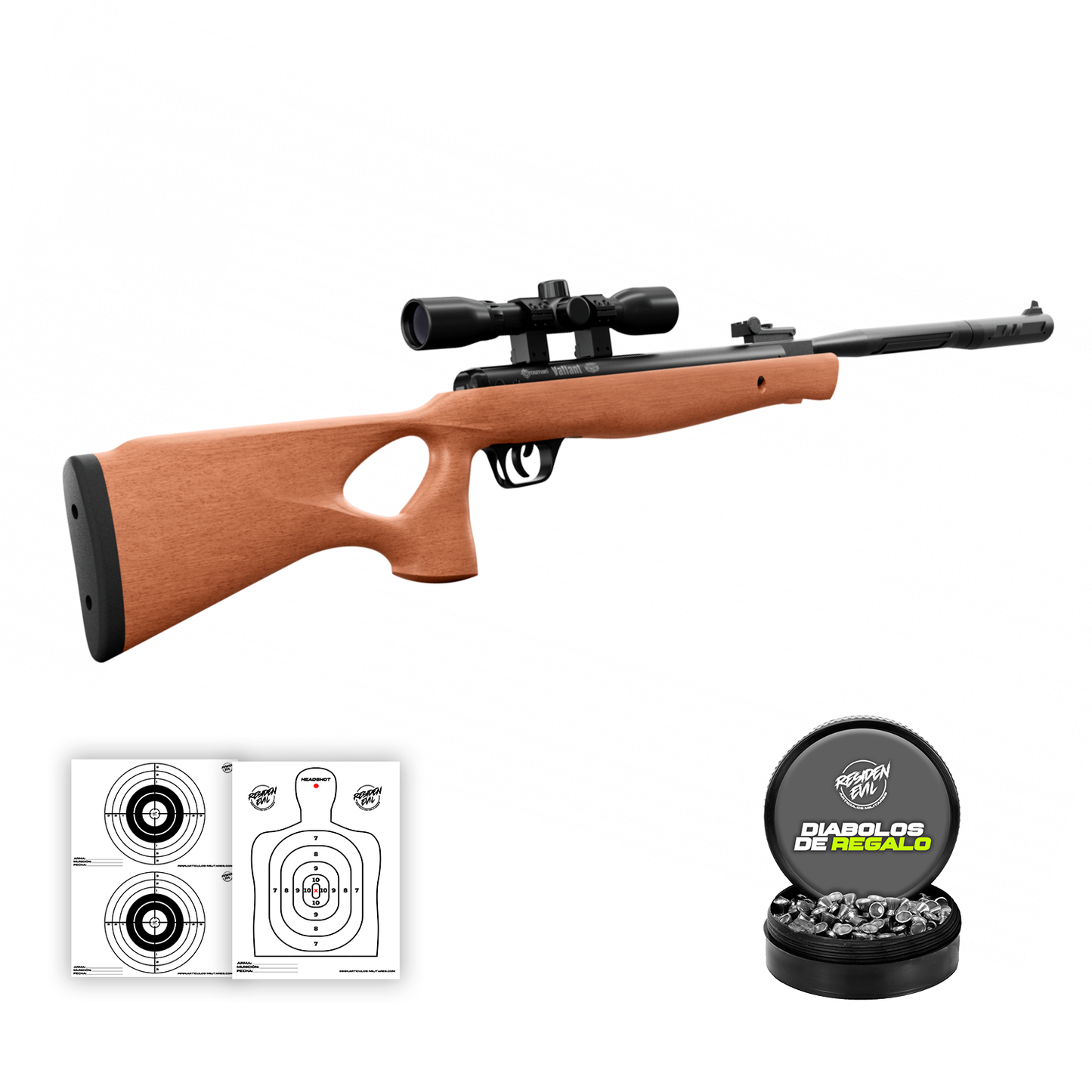 Rifle CROSMAN VALIANT NP (.22) Nitro Pistón 1100 fps