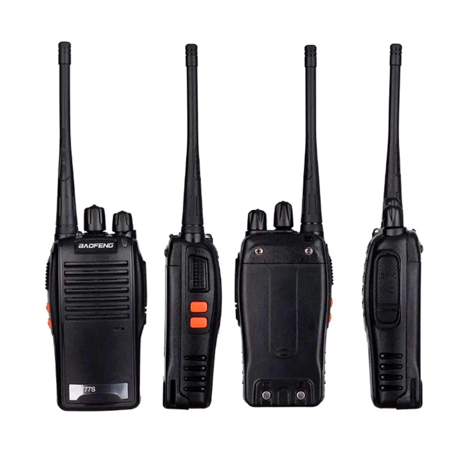 Pack 2 Radios Transmisor Walkie Talkie Baofeng Con Cargador