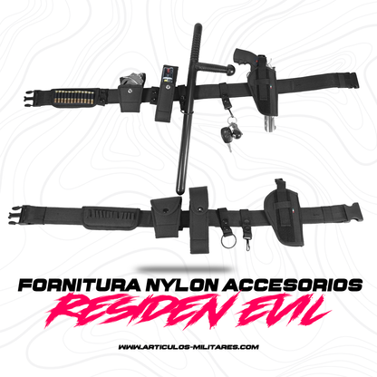 Fornitura Tactica de 6 Accesorios Para Personal de Seguridad Residen Evil Militaría