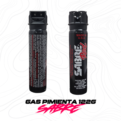 Gas Pimienta Sabre 122g Tapa De Seguridad Spray Hecho En Usa