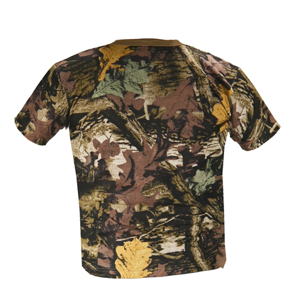Playera Camuflada Manga Corta Algodón Hombre