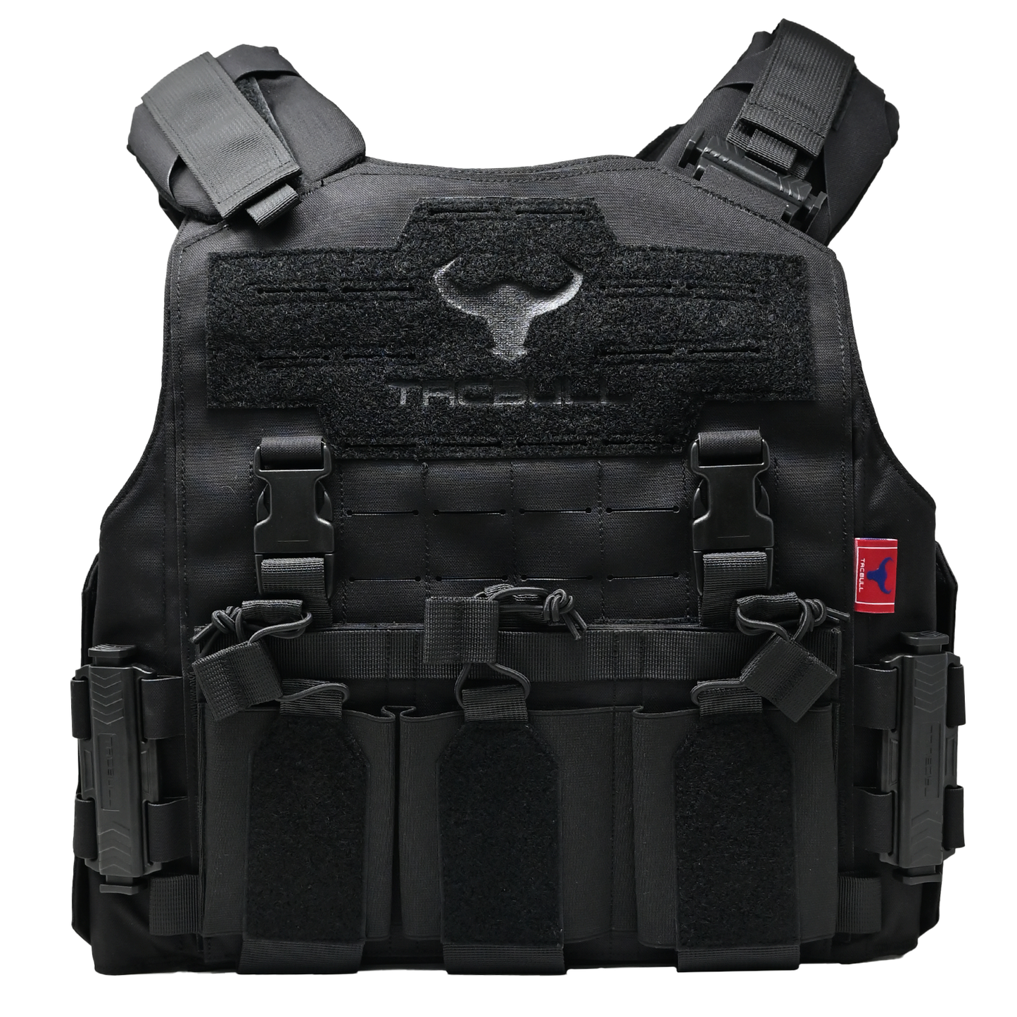 Chaleco Táctico Tacbull Militar Porta Placas 5 Bolsillos