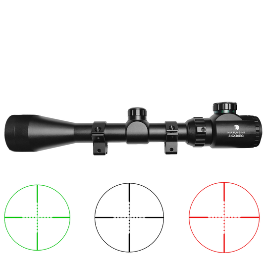 Mira Nakashi 3-9x40EG Mildot iluminación de retícula