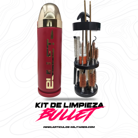 Kit Limpieza Armas Bullet Pistola Rifle Escopeta Fusil