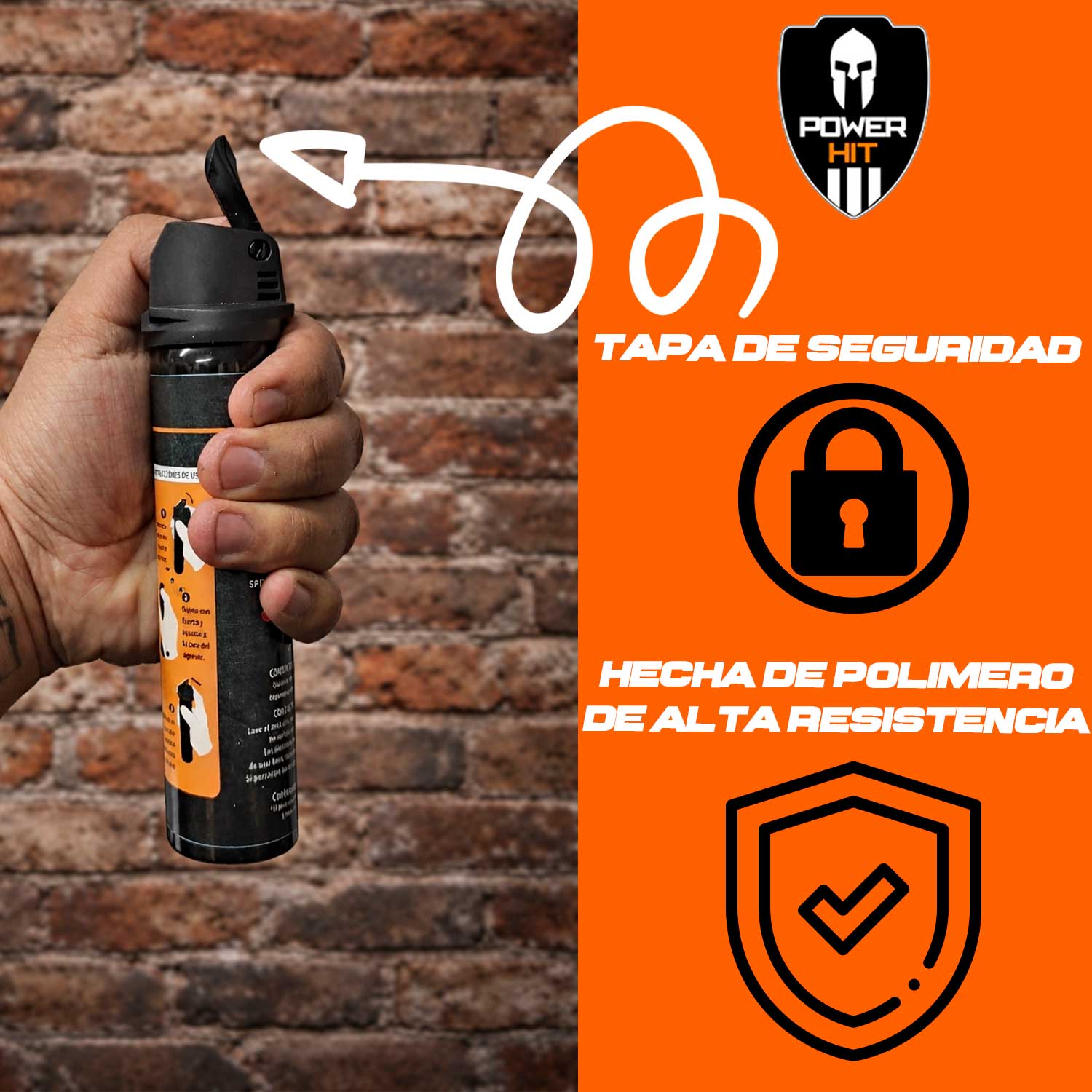 Gas Pimienta Lacrimogeno 135 gr Power Hit Power Hit