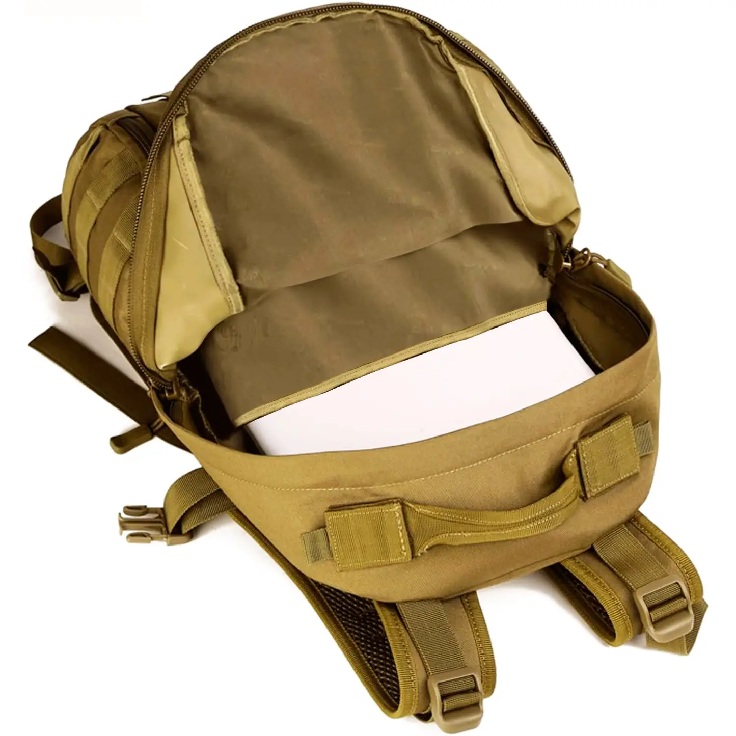 Mochila Tactica Coyote Sistema Molle Porta Laptop 24 Litros