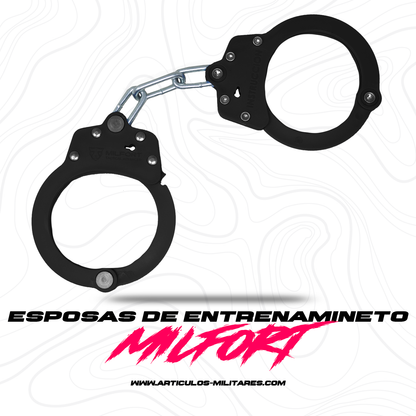 Esposas de Entrenamiento Policiales Plásticas Tácticas Milfort Milfort