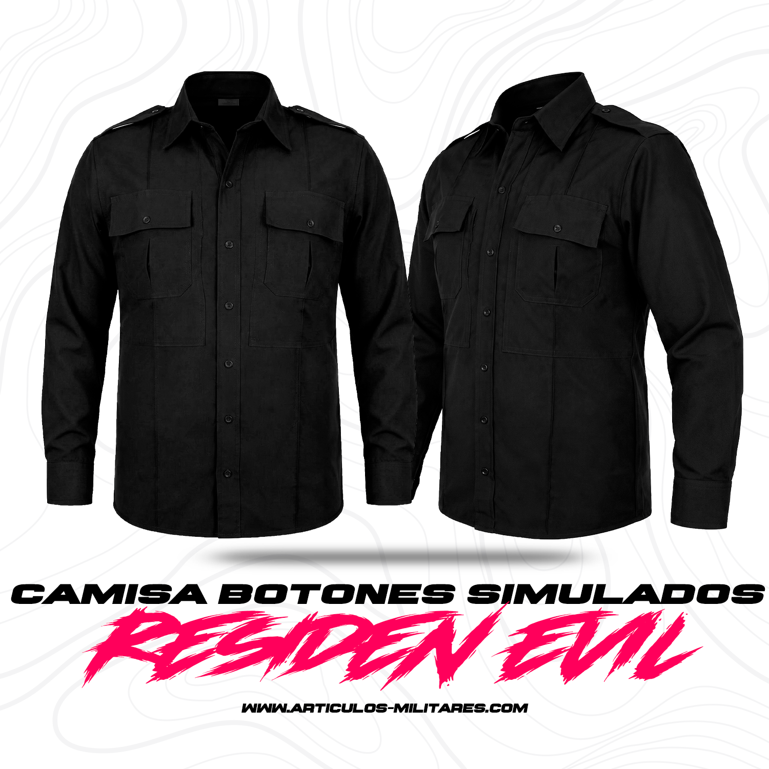 Camisa Tactica Uniforme Policia Cierre Simulado Manga Larga 5.11 Tactical